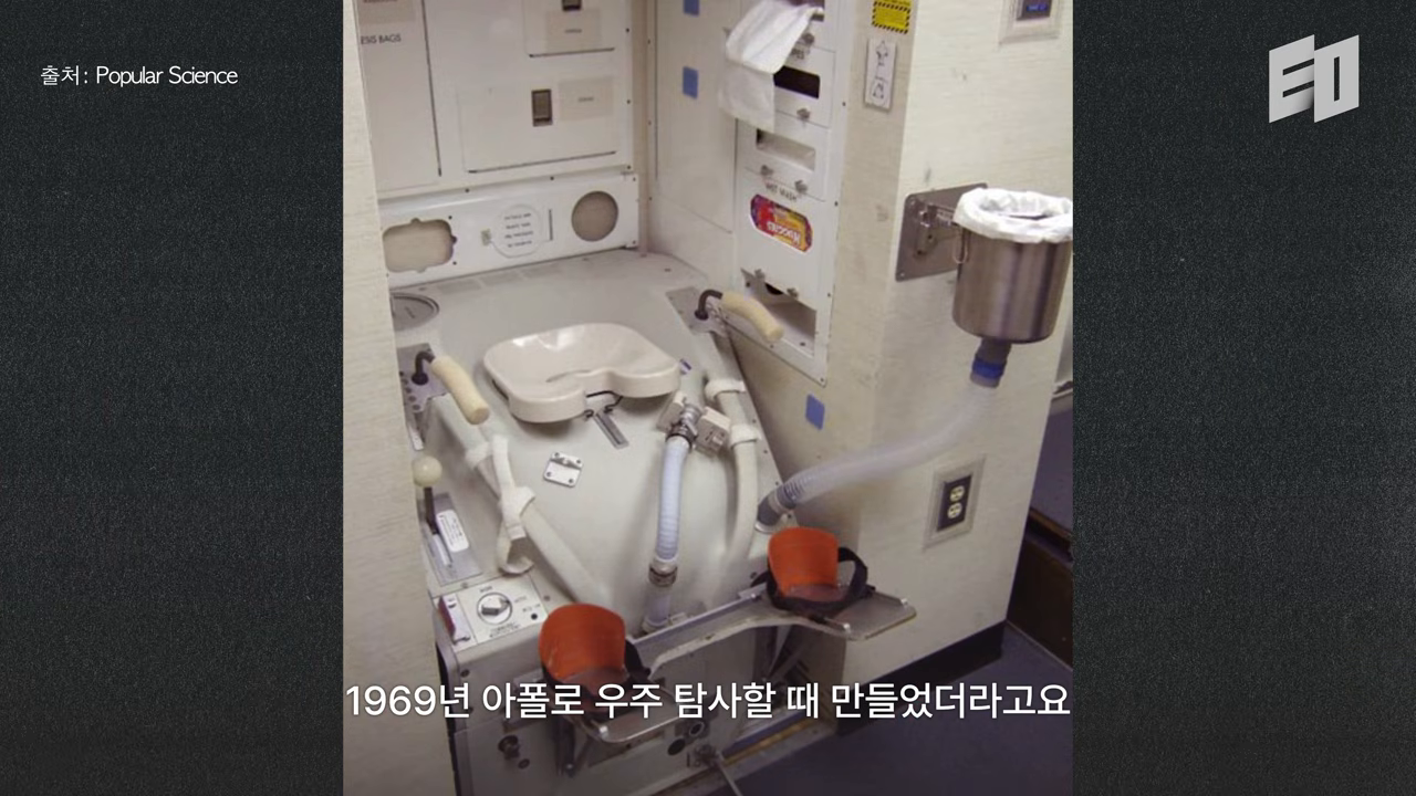 1969년 아폴로 계획 시절 설계돼 50년째 쓰여온 우주 변기 장치 — 문제 정의의 출발점